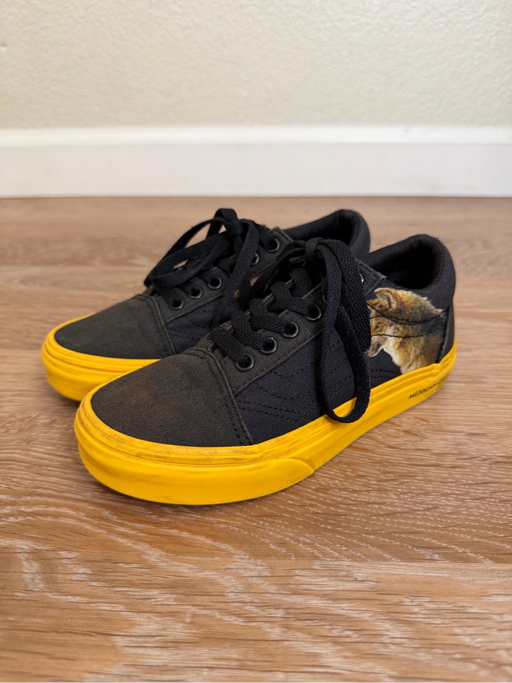 Vans National Geographic Kids Boy Size 13.5 Canvas Low-Top Sneakers